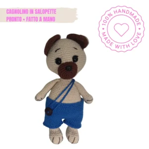 CAGNOLINO SALOPETTE amigurumi