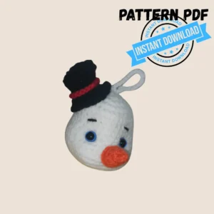 Pattern PDF pupazzo di neve