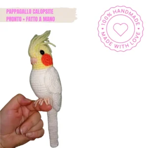amigurumi pappagallo calopsite