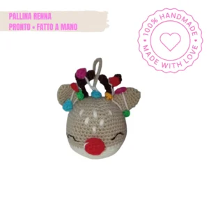 pallina amigurumi renna