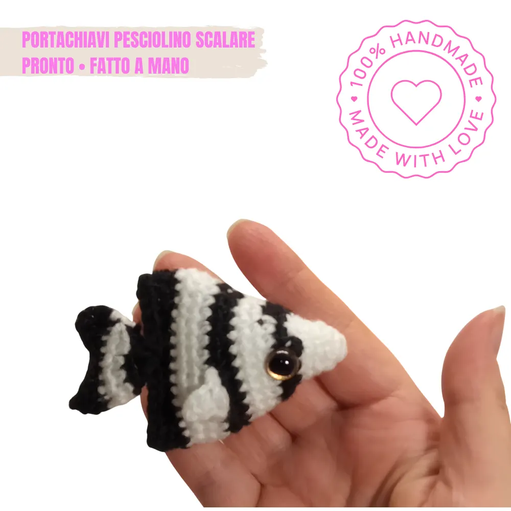 pesciolino scalare amigurumi